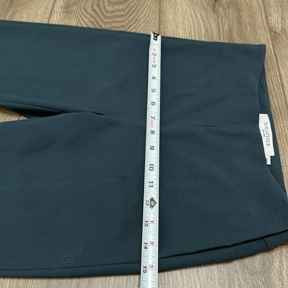 MM Lafluer The Foster Cigarette Lakeside Blue Powerstretch Ankle Pants Size 2 - Picture 9 of 13